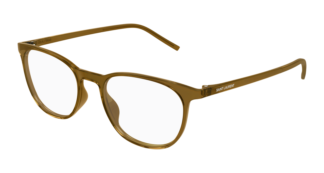 Gafas graduadas saint laurent sl 884 005 marron round/oval/panthos unisex talla 51mm - Vista principal