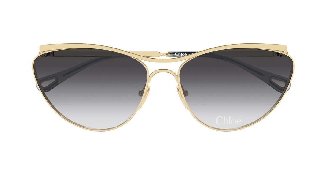 Sonnenbrillen chloé ch0386s 002 dorado geometrical/directional femenino größe 62mm - Detailansicht