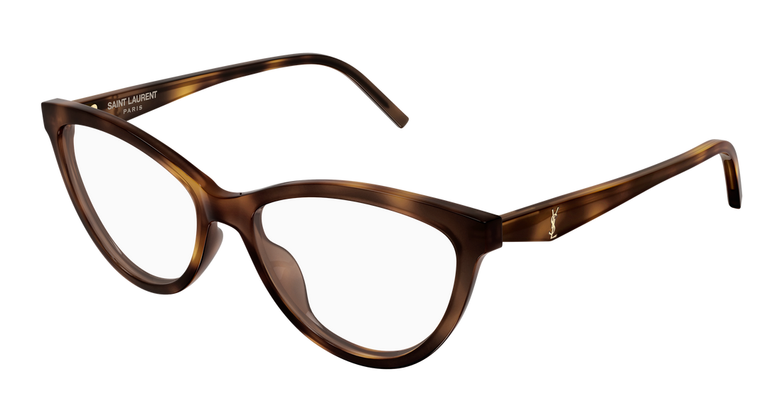 Lunettes de vue saint laurent sl m185 003 havana cat eye femenino taille 55mm - Vue principale