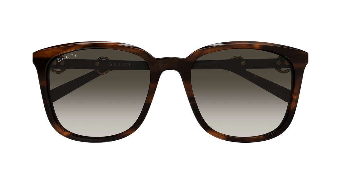 Óculos de sol gucci gg2057sk 002 havana rectangular / squared femenino tamanho 56mm - Vista de detalhe