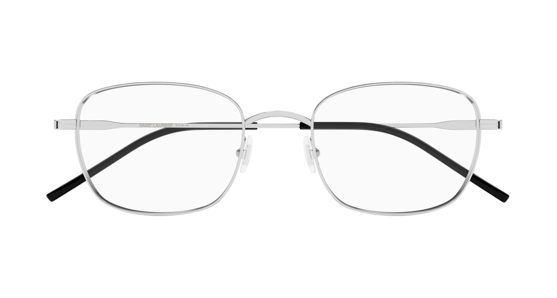 Brillen saint laurent sl 887 002 plateado round/oval/panthos unisex größe 52mm - Detailansicht