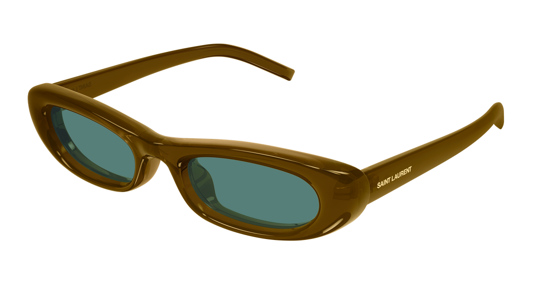 Sonnenbrillen saint laurent sl 557 shade plump 003 marron rectangular / squared femenino größe 53mm - Hauptansicht