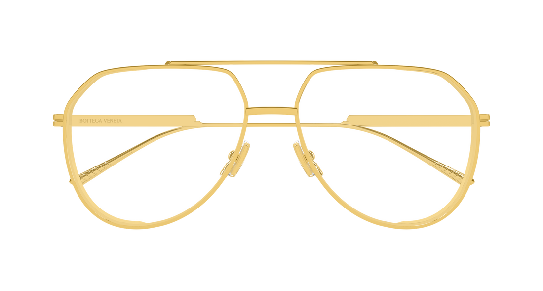 Sunglasses bottega veneta bv1465s 005 dorado pilot/navigator unisex size 60mm - Detailed view