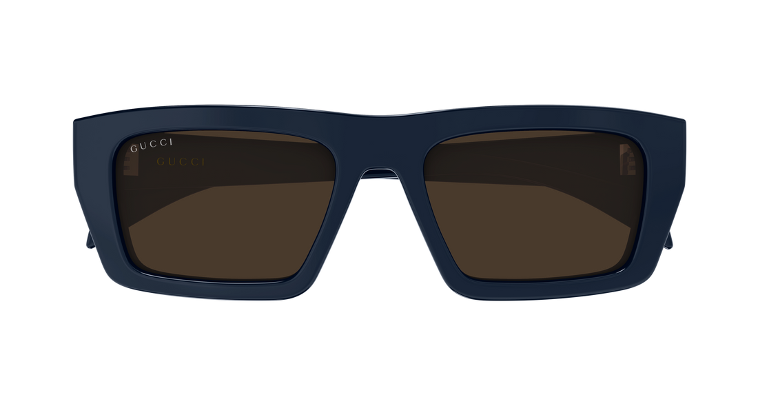 Occhiali da sole gucci gg2020s 003 azul rectangular / squared masculino taglia 54mm - Vista dettagliata