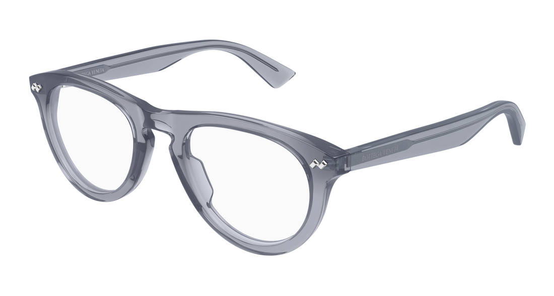 Brillen bottega veneta bv1507o 010 light round/oval/panthos unisex größe 52mm - Hauptansicht
