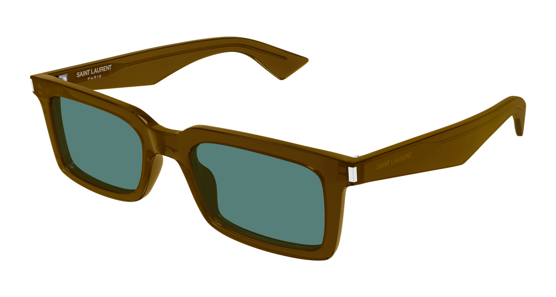Lunettes de soleil saint laurent sl 860 004 marron rectangular / squared masculino taille 52mm - Vue principale