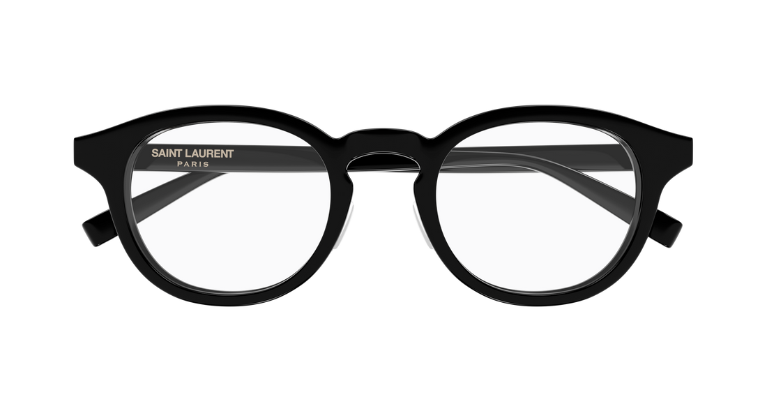Brillen saint laurent sl 907/f 001 negro round/oval/panthos unisex größe 50mm - Detailansicht