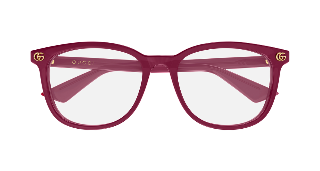 Lunettes de vue gucci gg2265oa 004 rojo round/oval/panthos femenino taille 53mm - Vue détaillée