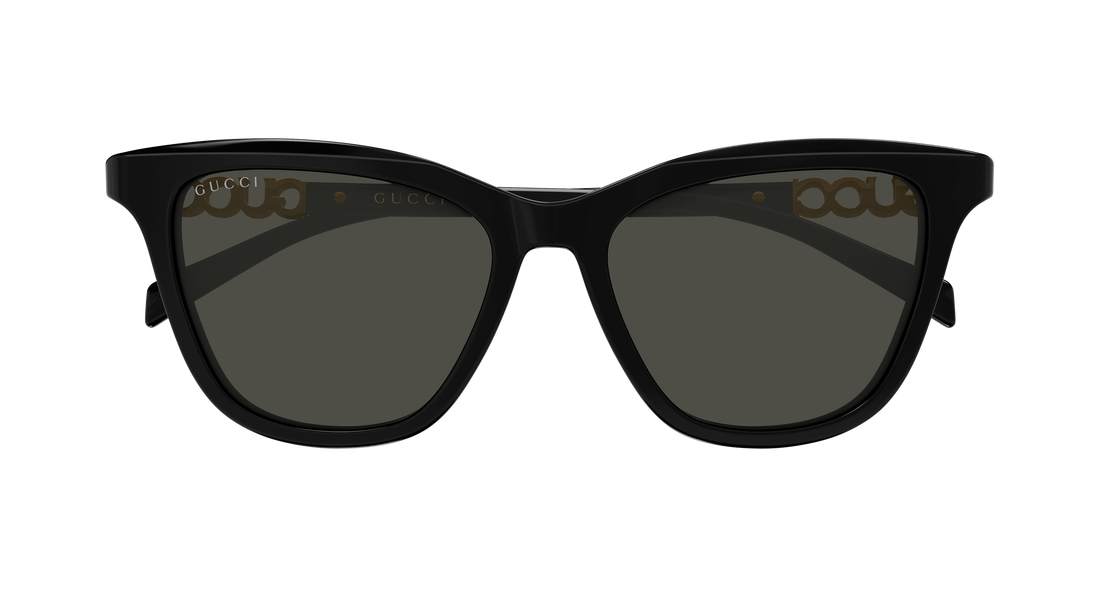 Óculos de sol gucci gg2032s 001 negro cat eye femenino tamanho 52mm - Vista de detalhe
