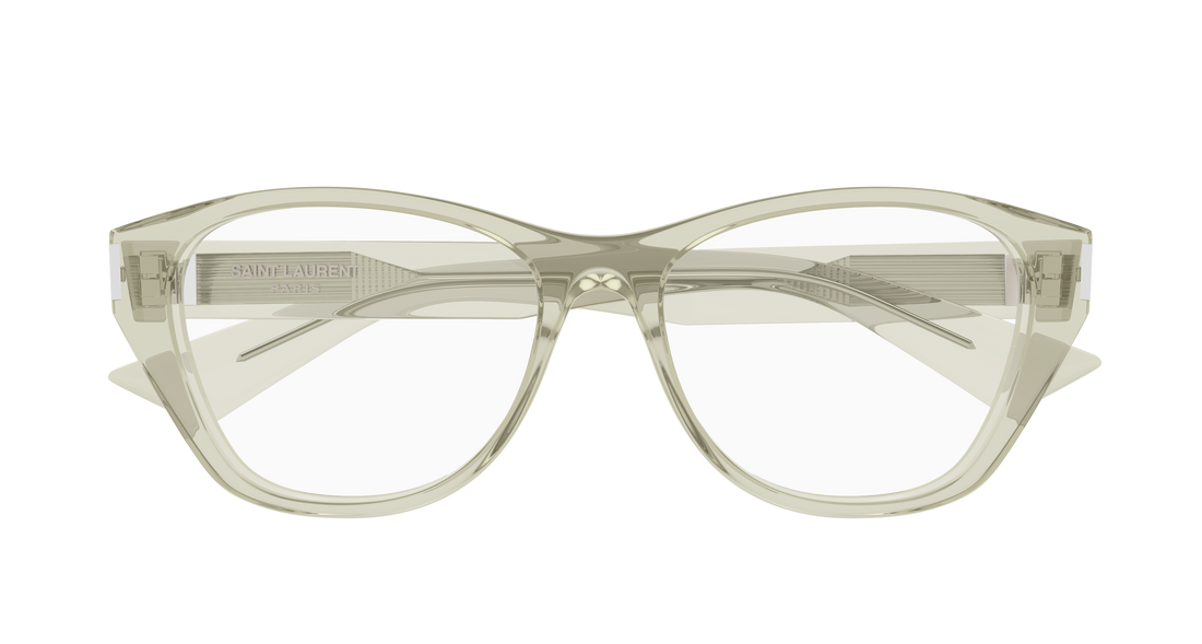 Brillen saint laurent sl 929 004 verde cat eye femenino größe 55mm - Detailansicht