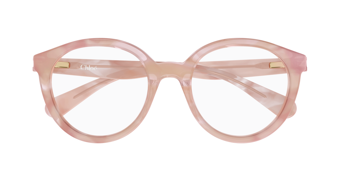 Lunettes de vue chloé cc0022o 007 havana round/oval/panthos infantil taille 47mm - Vue détaillée