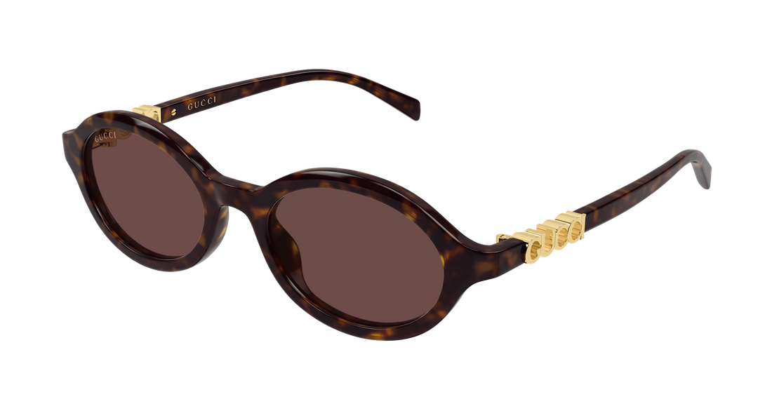 Sonnenbrillen gucci gg2153s 002 havana round/oval/panthos femenino größe 51mm - Hauptansicht