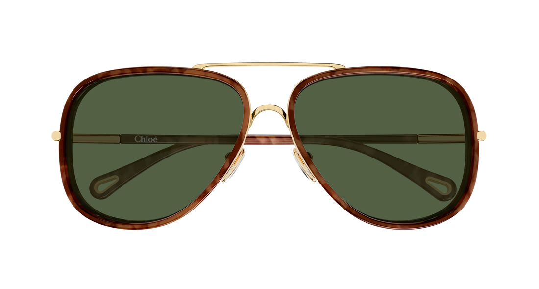 Sonnenbrillen chloé ch0382s 003 dorado pilot/navigator femenino größe 60mm - Detailansicht