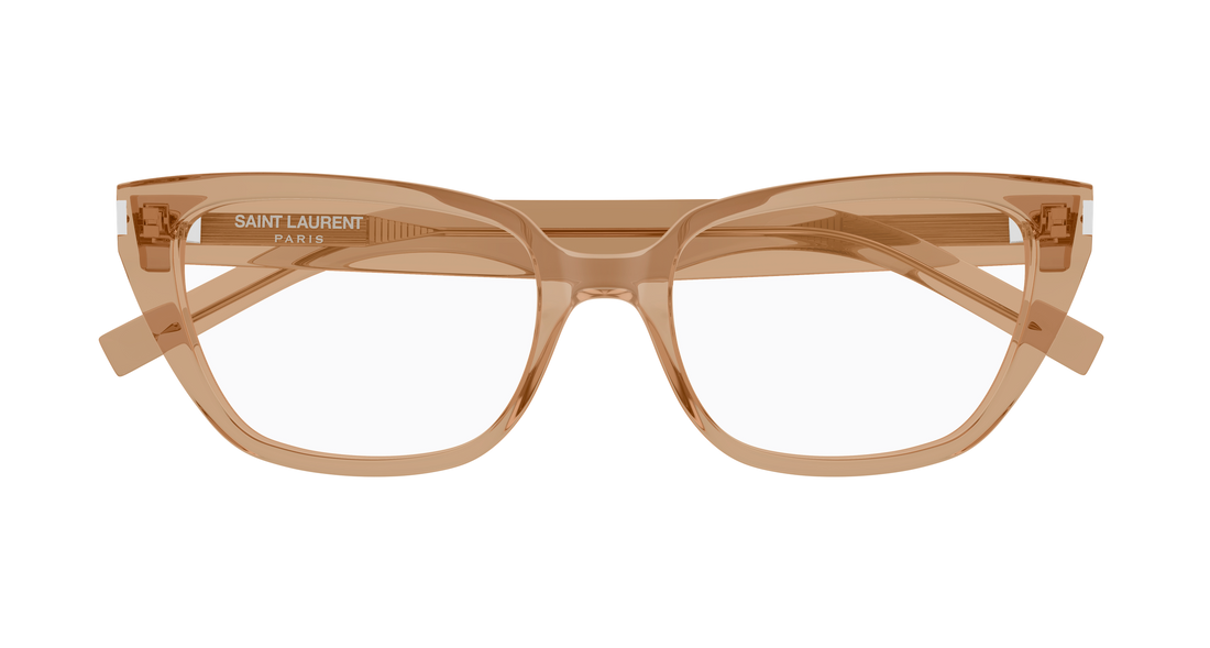 Brillen saint laurent sl 896 005 marron cat eye femenino größe 55mm - Detailansicht