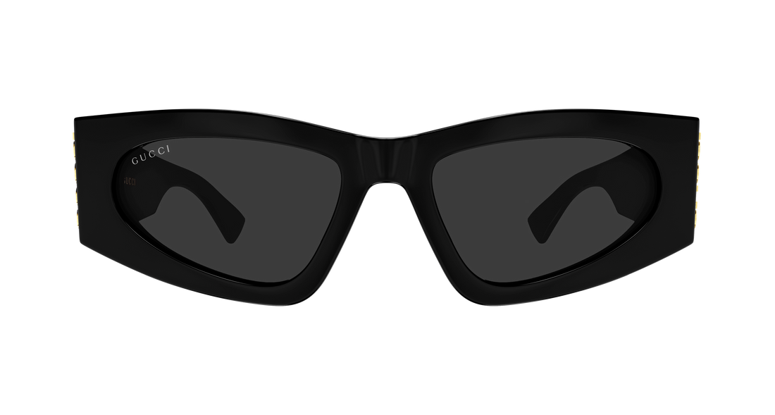Óculos de sol gucci gg2040s 001 negro cat eye femenino tamanho 54mm - Vista de detalhe