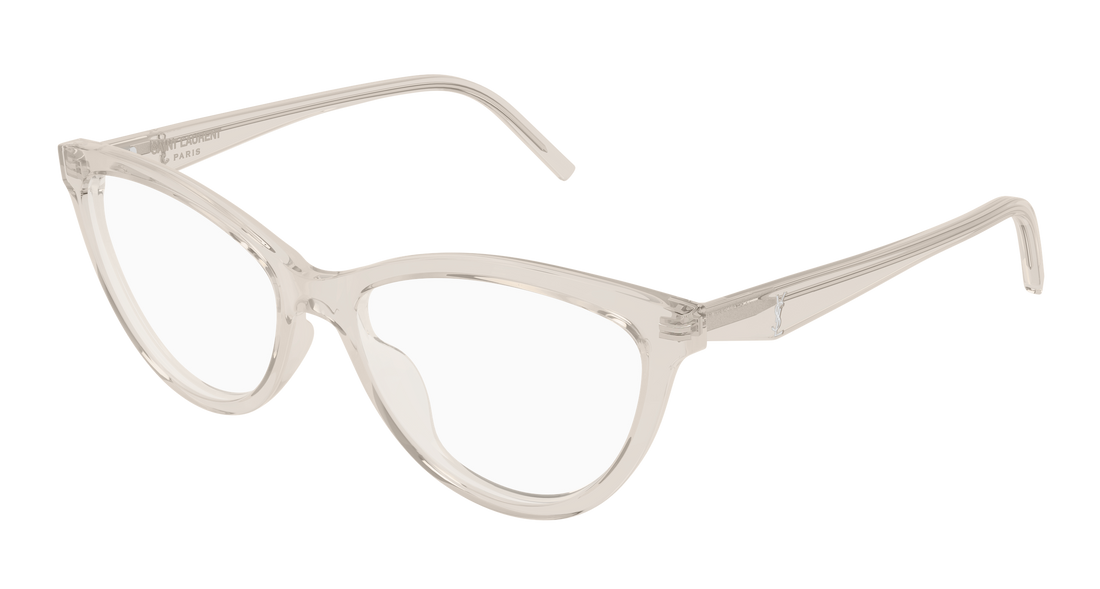 Lunettes de vue saint laurent sl m185 004 beige cat eye femenino taille 55mm - Vue principale