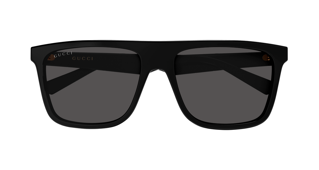 Óculos de sol gucci gg2182s 001 negro rectangular / squared masculino tamanho 57mm - Vista de detalhe