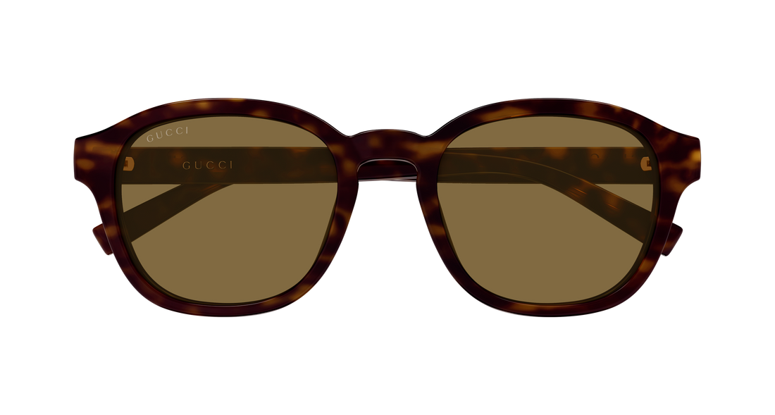 Sunglasses gucci gg2109sk 002 havana round/oval/panthos masculino size 53mm - Detailed view