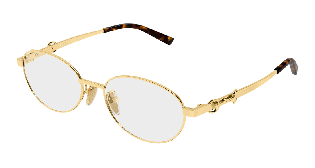 Lunettes de vue gucci gg2221ok 001 dorado round/oval/panthos femenino taille 53mm - Vue principale