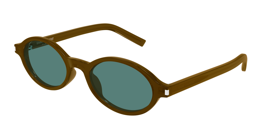 Lunettes de soleil saint laurent sl 751 jeanne 005 marron round/oval/panthos femenino taille 50mm - Vue principale