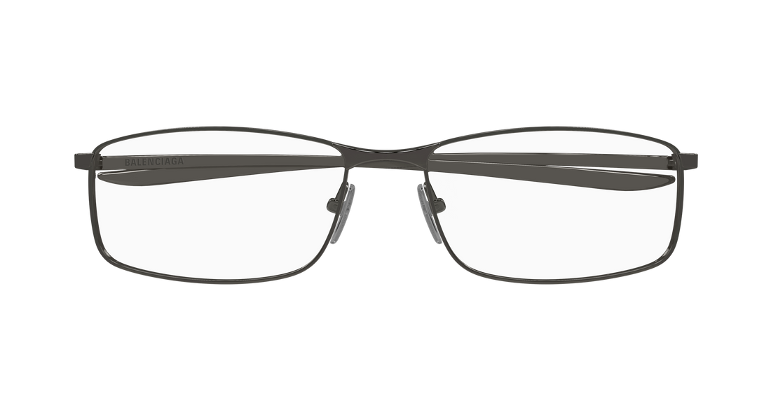 Occhiali da vista balenciaga bb0496o 003 gris rectangular / squared masculino taglia 60mm - Vista dettagliata
