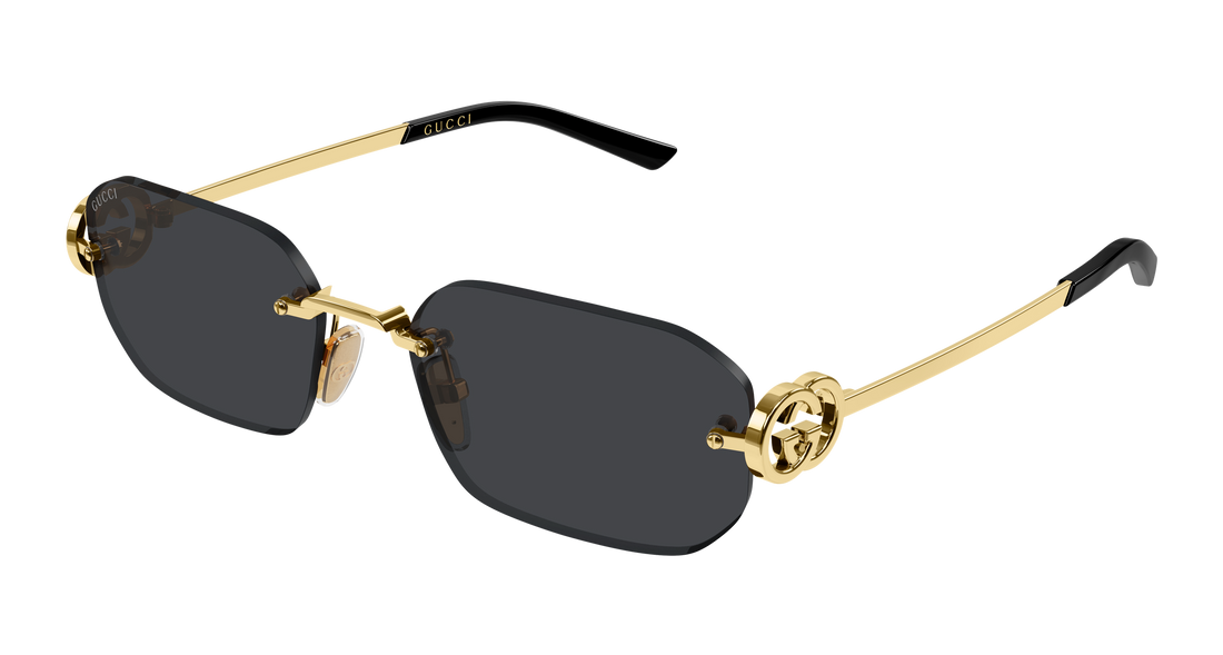 Sonnenbrillen gucci gg2228s 001 dorado rectangular / squared femenino größe 57mm - Hauptansicht