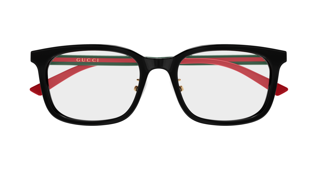 Lunettes de vue gucci gg1873ok 007 negro rectangular / squared masculino taille 50mm - Vue détaillée