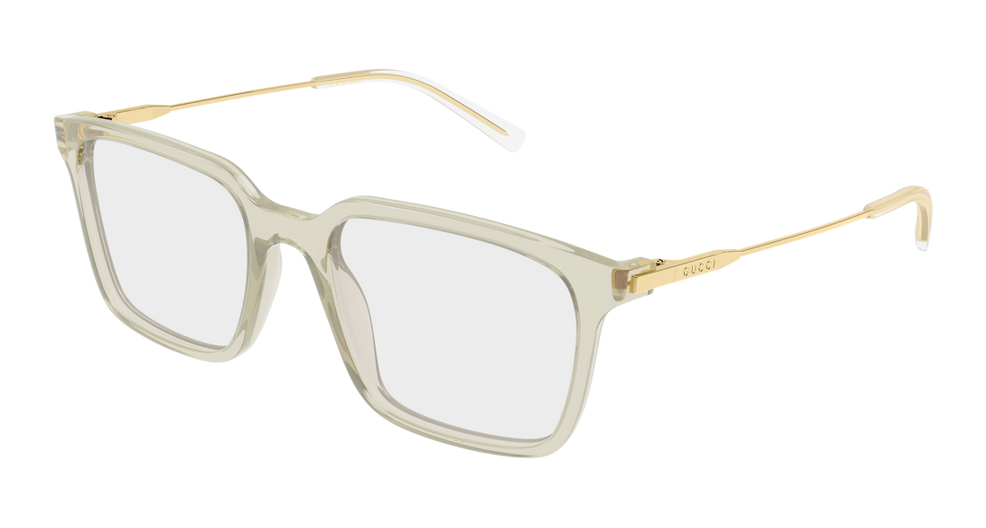 Lunettes de vue gucci gg2252o 004 verde rectangular / squared masculino taille 53mm - Vue principale