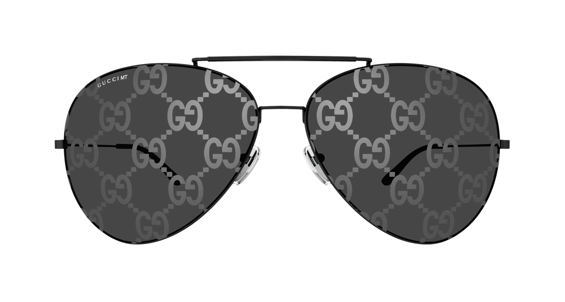 Occhiali da sole gucci gg2172s 002 negro pilot/navigator masculino taglia 65mm - Vista dettagliata