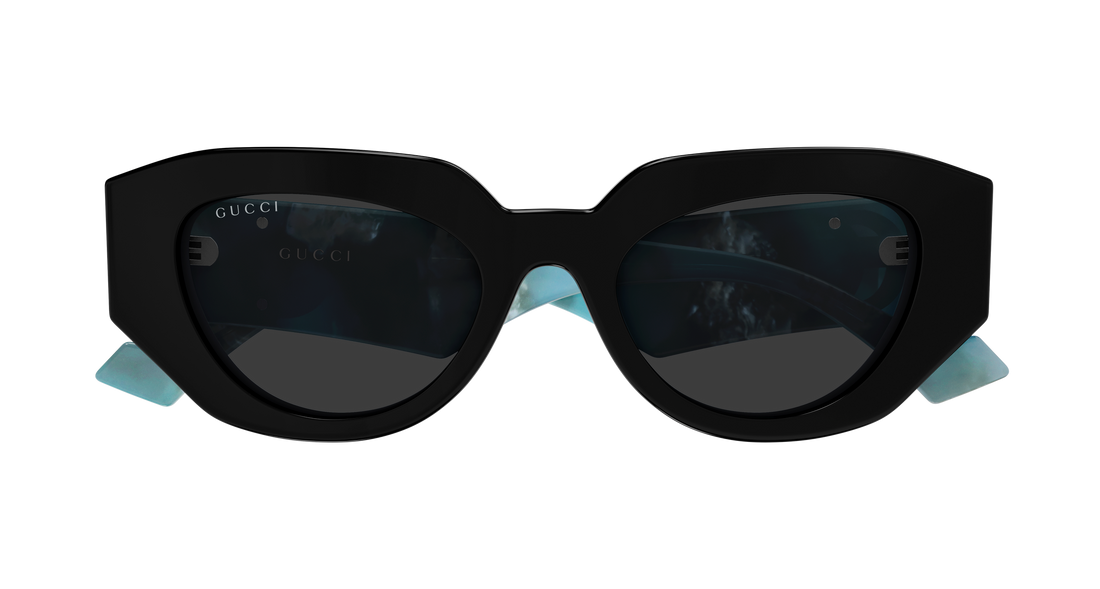 Sonnenbrillen gucci gg1421s 012 negro geometrical/directional femenino größe 51mm - Detailansicht