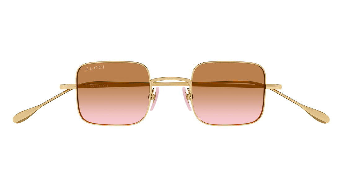 Sonnenbrillen gucci gg1813s 011 dorado rectangular / squared unisex größe 43mm - Detailansicht