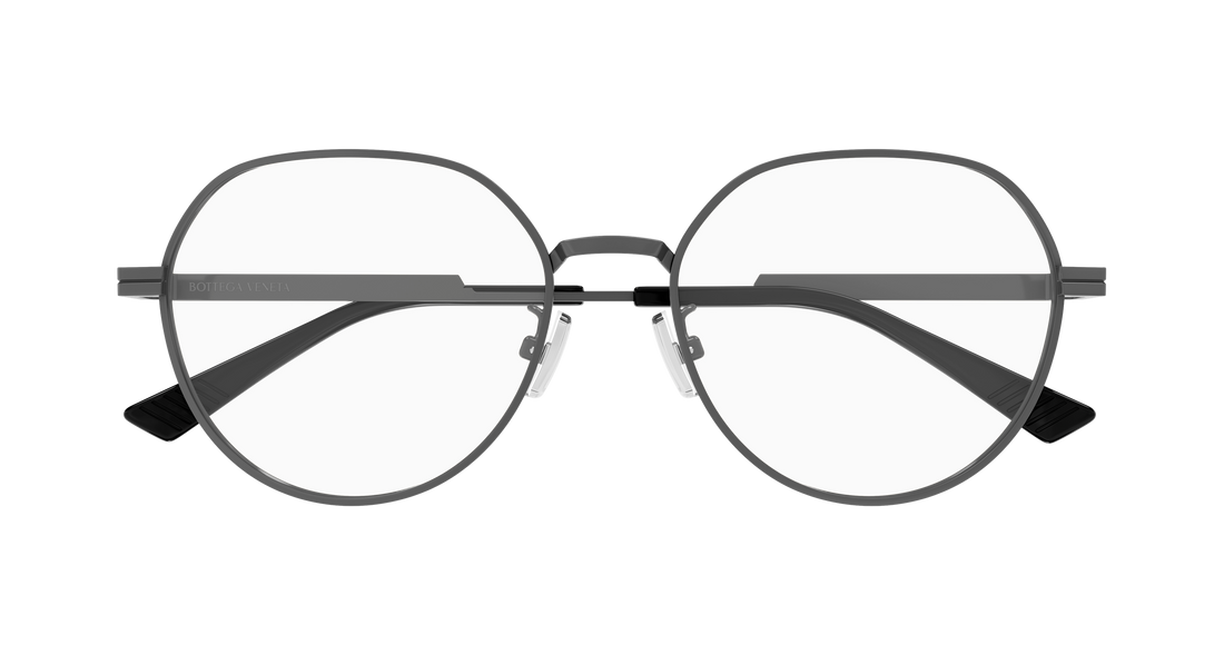 Lunettes de vue bottega veneta bv1520oj 003 plateado round/oval/panthos unisex taille 54mm - Vue détaillée