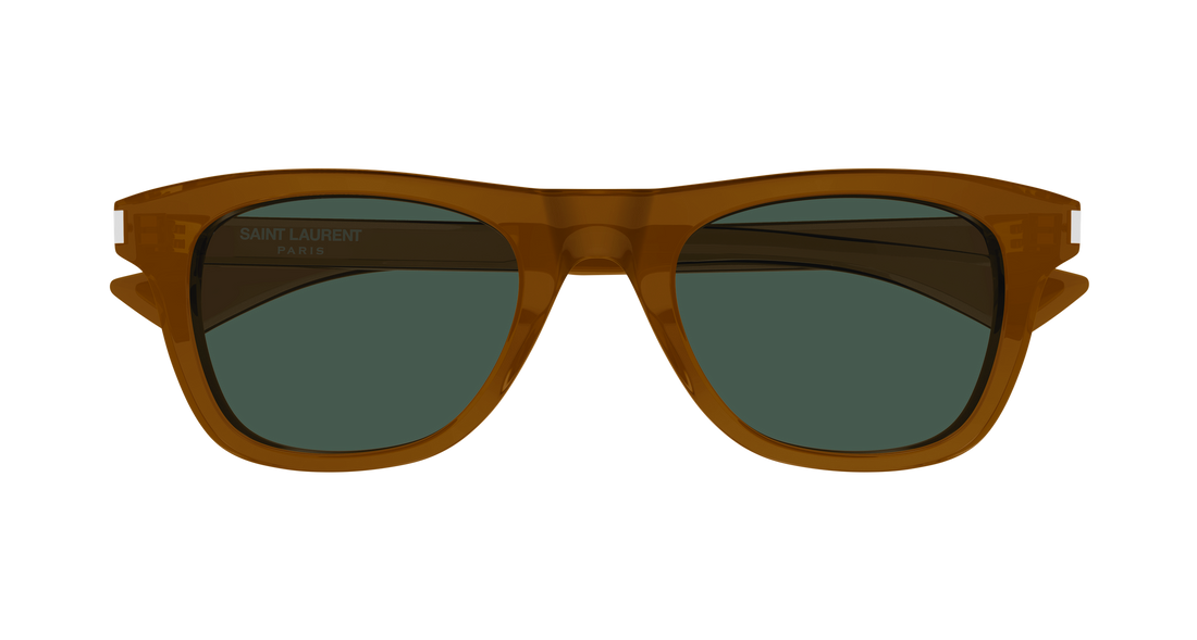 Óculos de sol saint laurent sl 879 005 marron rectangular / squared masculino tamanho 51mm - Vista de detalhe