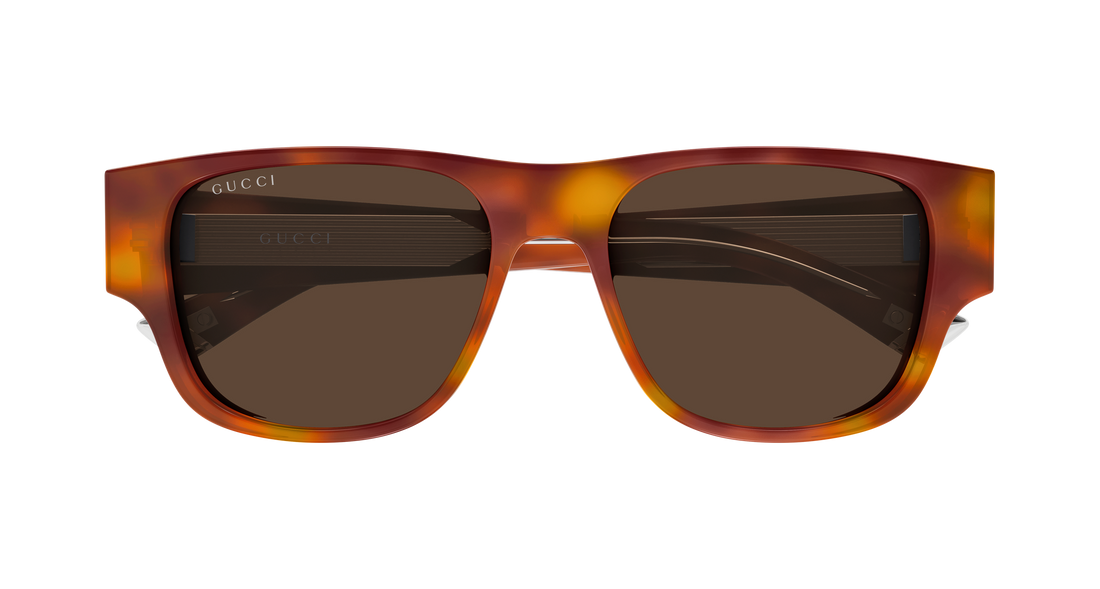 Óculos de sol gucci gg2075s 002 havana rectangular / squared masculino tamanho 54mm - Vista de detalhe