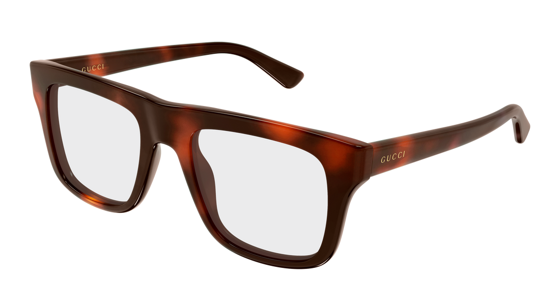 Brillen gucci gg2242o 002 havana rectangular / squared masculino größe 51mm - Hauptansicht