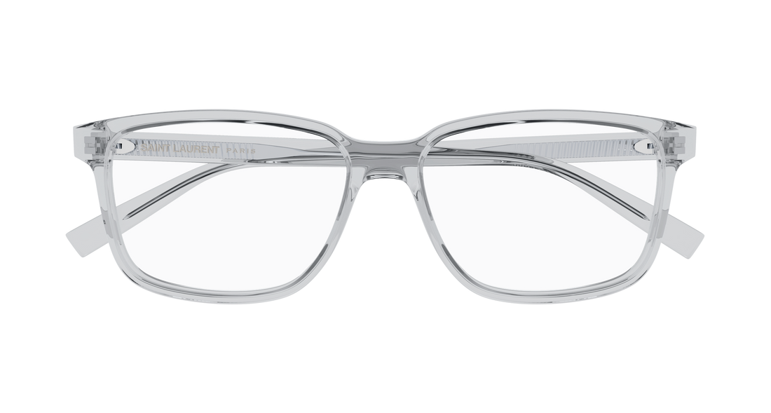 Lunettes de vue saint laurent sl 458 009 gris rectangular / squared masculino taille 58mm - Vue détaillée