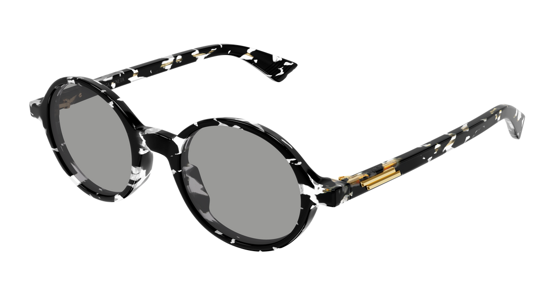 Sonnenbrillen bottega veneta bv1430s 007 negro round/oval/panthos unisex größe 48mm - Hauptansicht
