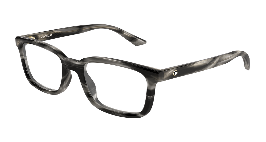 Occhiali da vista montblanc mb0458ol 009 gris rectangular / squared masculino taglia 58mm - Vista principale