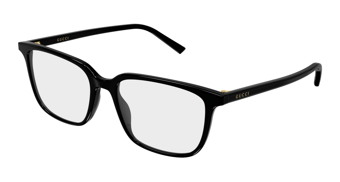 Lunettes de vue gucci gg2238o 005 negro round/oval/panthos masculino taille 56mm - Vue principale