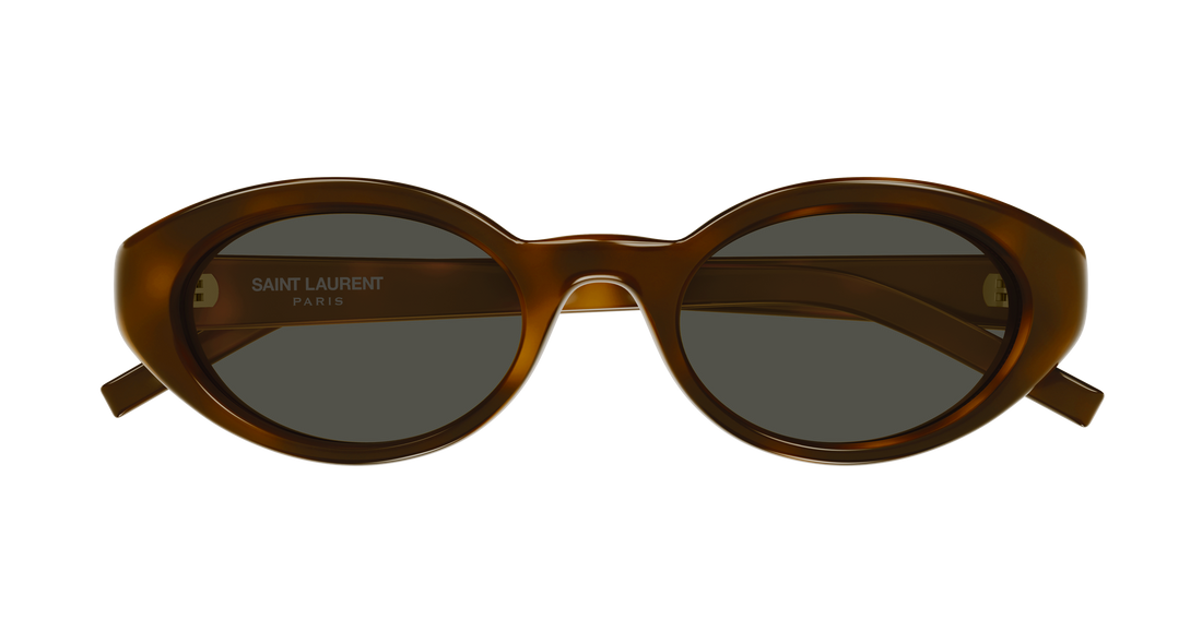 Sonnenbrillen saint laurent sl 567 plump 002 havana cat eye femenino größe 51mm - Detailansicht
