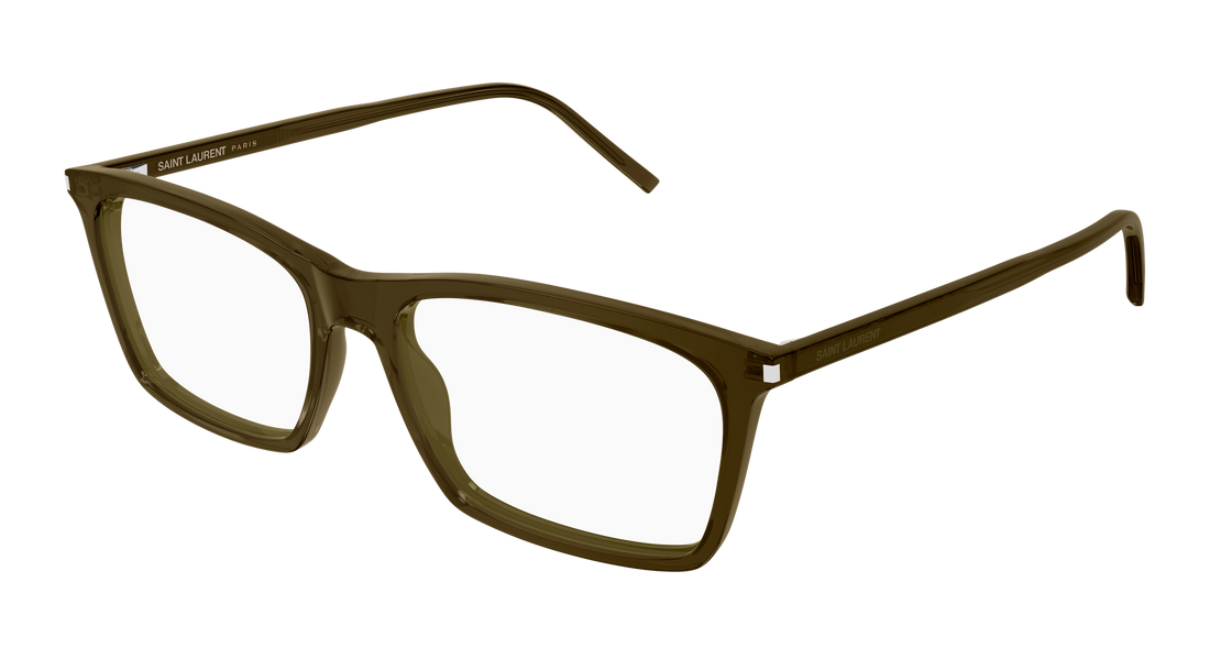 Brillen saint laurent sl 296 013 marron rectangular / squared unisex größe 57mm - Hauptansicht