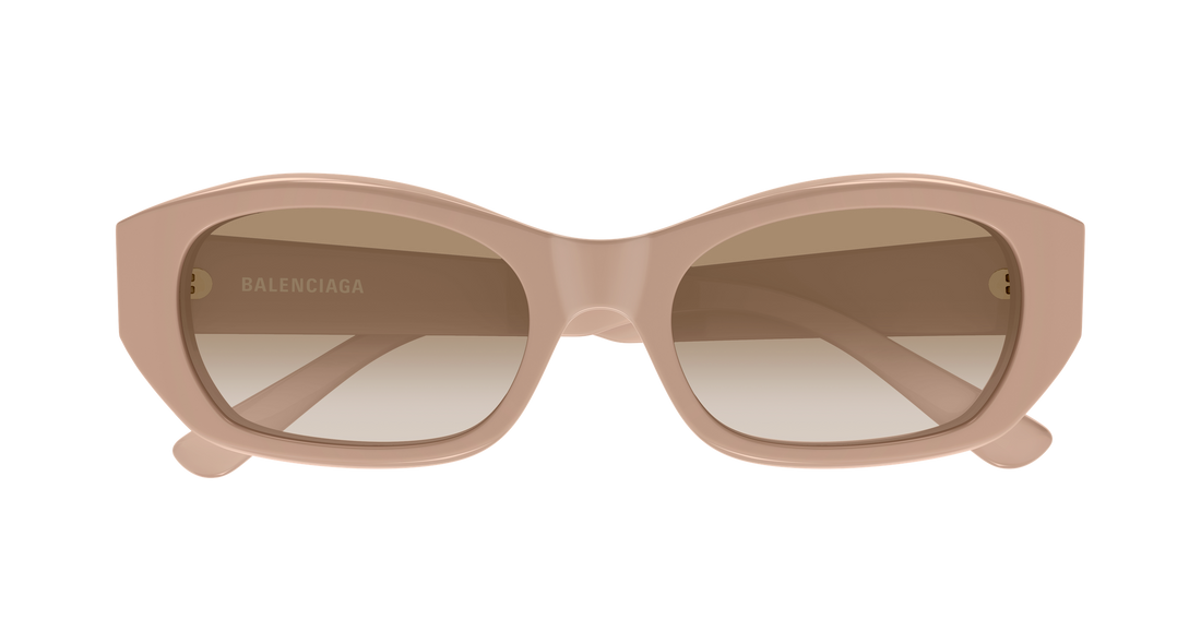 Occhiali da sole balenciaga bb0476s 003 rosa round/oval/panthos femenino taglia 54mm - Vista dettagliata
