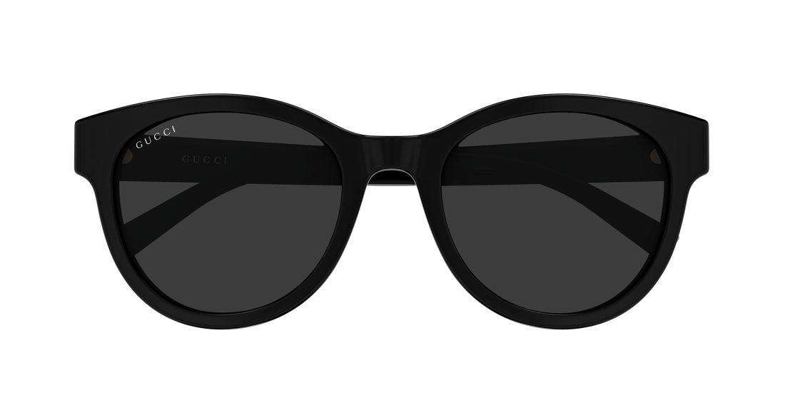 Óculos de sol gucci gg2127sk 001 negro round/oval/panthos femenino tamanho 54mm - Vista de detalhe