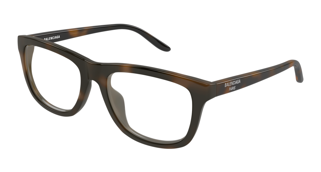 Brillen balenciaga bb0531o 002 havana rectangular / squared masculino größe 55mm - Hauptansicht