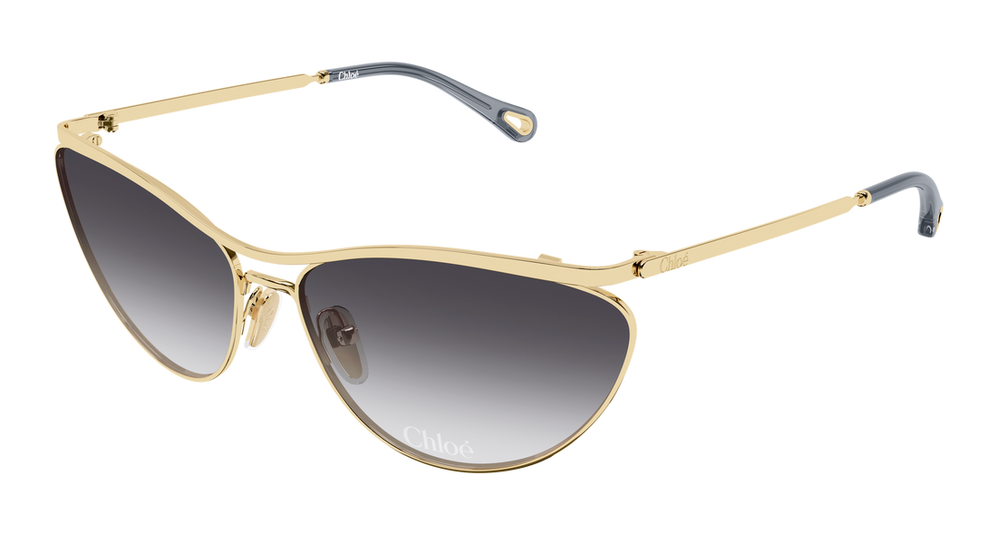 Sonnenbrillen chloé ch0386s 002 dorado geometrical/directional femenino größe 62mm - Hauptansicht