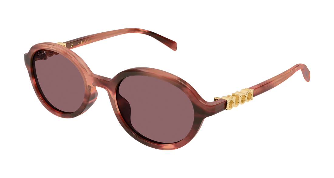 Sunglasses gucci gg2033sa 004 havana round/oval/panthos femenino size 52mm - Main view