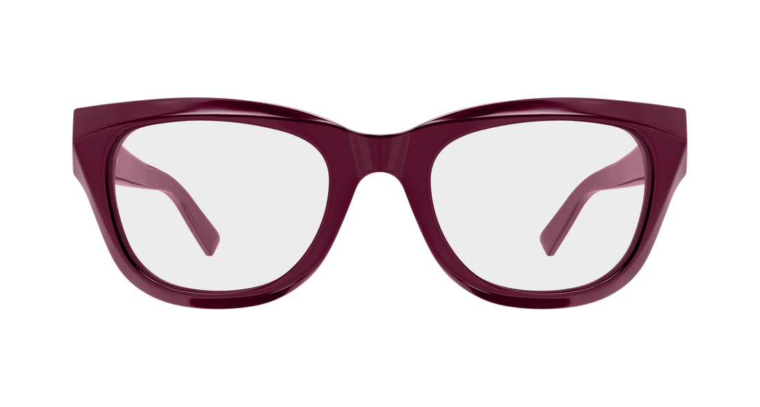 Lunettes de vue gucci gg2202o 004 rojo geometrical/directional femenino taille 51mm - Vue détaillée