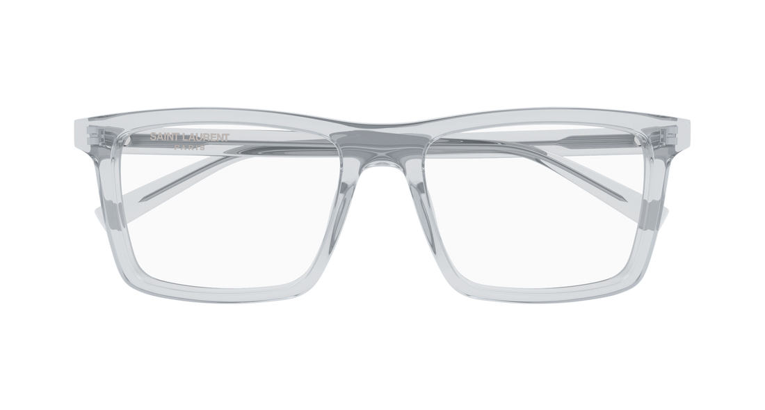 Brillen saint laurent sl 906 003 gris rectangular / squared masculino größe 54mm - Detailansicht
