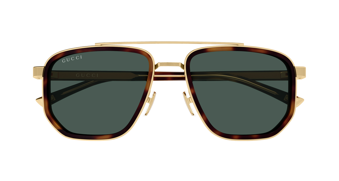 Sonnenbrillen gucci gg2073s 003 dorado rectangular / squared masculino größe 55mm - Detailansicht
