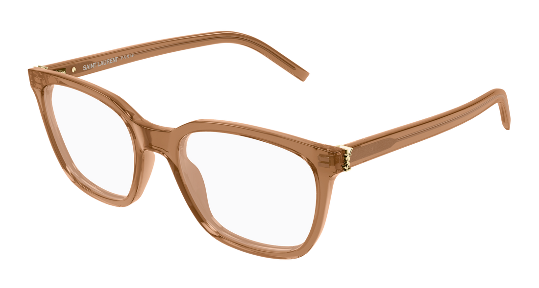 Lunettes de vue saint laurent sl m129 009 marron rectangular / squared femenino taille 51mm - Vue principale